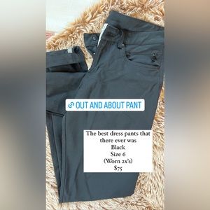 Lululemon Out & about pant